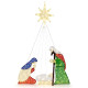 6 Feet Lighted Nativity Scene Holy Family Set Christmas Decoration