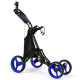 Golf Push Pull Cart with Waterproof Bag and Foot Brake