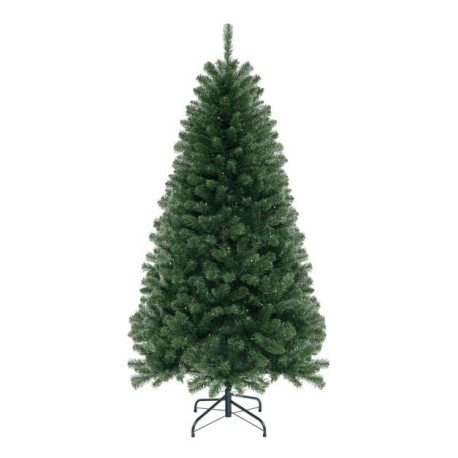 135/180 cm Hinged Pre-Lit Artificial Christmas Tree with 160/200 Warm White LED Lights