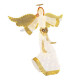 160cm Christmas Lighted Angel with Halo Bow and 180 LED Lights