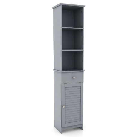 Tall Bathroom Cabinet with Adjustable Shelves