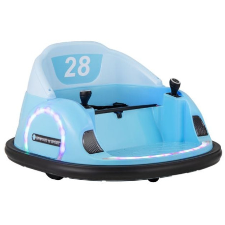 Kids Ride on Battery Powered Bumping Car with Flashing LED Lights