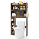 Over The Toilet Storage Cabinet Farmhouse Bathroom Organizer Toilet Rack