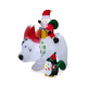 210 cm LED Lighted Xmas Inflatable Polar Bear with Shaking Head