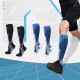 One Pair Compression Socks Sports Calf Shin Leg Socks for Running Unisex - Black XXL