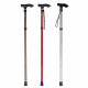 Easy Folding Lightweight Walking Stick Adjustable Aluminium Cane - Red