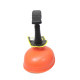 Sink Plunger Unblock Drains Suction Plunger Short Handle 12cm - Random Colour