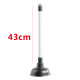 Strong Suction with Black Cup Sink Plunger, Drain Unblocker for Home Bath Toilet Kitchen Shower