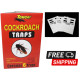 6 Pack Cockroach Traps Safe and Easy To Use Peel Off Glue Traps Killer Glue