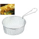 Chip Pan Frying Wire Basket Pan Light Weight Long Handle - 9 inch