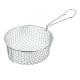 Chip Pan Frying Wire Basket Pan Light Weight Long Handle - 9 inch