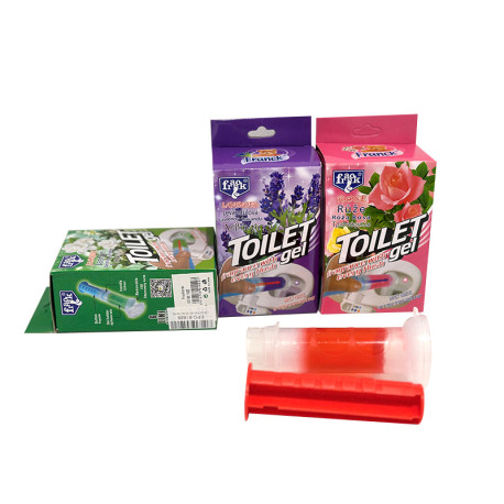 3 lot Franck Toilet Gel Air Freshener for Bathroom Use Home, Jasmine-Ocean-Rose-Lavender - Random Sent