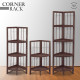 4 Tier Quality Wooden Corner Shelf Stand Rack for Home Decoration