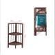 4 Tier Quality Wooden Corner Shelf Stand Rack for Home Decoration