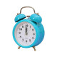 Retro Design Round Shape Bedroom Alarm Clocks with Bell Design - Random Colour