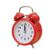 Retro Design Round Shape Bedroom Alarm Clocks with Bell Design - Random Colour