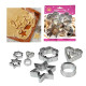 12 Pack Traditional Shape Cutters Mould Cookie Cutter Cake Mould