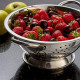 Stainless Steel Colander Sturdy Free Standing Base with Wide Handles, Dishwasher Safe - 20cm