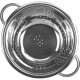 Stainless Steel Colander Sturdy Free Standing Base with Wide Handles, Dishwasher Safe - 20cm