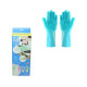 Reusable Silicone Brush Glove Soft Brush Washing Up Cleaning Glove Brush 32cm Heat Resistant