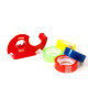 Cellotapes Dispenser with Multi Assorted Coloured Cellotapes - Random colour