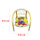 Comfortable Childrens Mix Colours Metal Baby Chair Vintage Metal Cushion Base Armchair