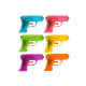 11cm Kids Outdoor Water Gun 6 Assorted Neon Colours - Random Colour