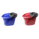 Plastic Mop Bucket for Kitchen Bathroom Household Use 13 Litre - Random Colours