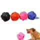 Puppy Teeth Cleaning Ball Dogs Pets Fetch Chew Ball Silicone Sound Making - Random Colours