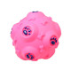 Puppy Teeth Cleaning Ball Dogs Pets Fetch Chew Ball Silicone Sound Making - Random Colours