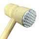 Wooden Meat Tenderizer Mallet Teeth Steak Pointed Round Hammer