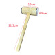 Wooden Meat Tenderizer Mallet Teeth Steak Pointed Round Hammer