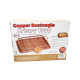 Unique Copper Rectangle Crispy Tray Easy Grip Non Stick Basket Sheet