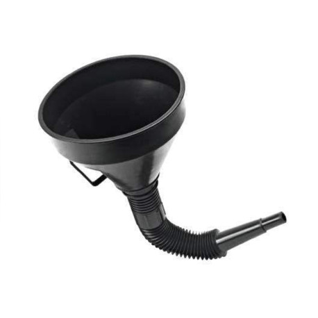 Black Detachable Large Flexible Neck Oil Funnel for Car Van Petrol Diesel Use