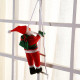 120 cm Christmas Santa Claus Climbing On Rope Ladder Figure Home Ornament for Xmas Holiday Decor