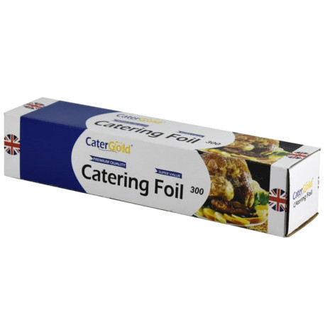 60m x 30cm Aluminium Catering Foil Thick Foil Wrap for Baking