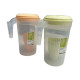 2400ml Transparent Plastic Water Juice Jug with Cups - Random Colour