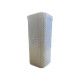 Plastic Bathroom Toilet Brush with Stand Holder 25.5 x 11.3 x 11.3 cm