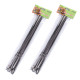 12 pcs Stainless Steel Flat Meat Skewers for BBQ