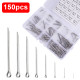 150 pcs Stainess Steel Split Cotter Pins Assortment Kit