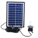 7W Solar Powered Fountain Coloured LED Water Pump with 11 Nozzles for Garden, Fountain, Birth Bath