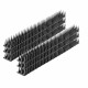 12 pcs Palstic Anti Bird Spike Scarer Anti-Cat Dog Pest Deterrent Pigeon Repellent with 3.cm Long Spikes - Black