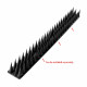 12 pcs Palstic Anti Bird Spike Scarer Anti-Cat Dog Pest Deterrent Pigeon Repellent with 3.cm Long Spikes - Black