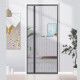 Side Opening Magnetic Screen, Removable Insect Fly Mesh for Door - Grey, 100x220cm