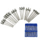 20pcs Burr Bits Polishing Kits with 1/8 Shank For Carving, Engraving, Grinding, Polishing Stone