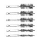 6Pcs Stainless Steel Electric Drilling Brushes Wire Pipe Brush Hexagonal Rod