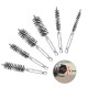 6Pcs Stainless Steel Electric Drilling Brushes Wire Pipe Brush Hexagonal Rod