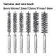 6Pcs Stainless Steel Electric Drilling Brushes Wire Pipe Brush Hexagonal Rod