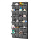 24 Pockets Hanging Shoe Holder Storage Box Over Door Rack Hanger Closet Organizer