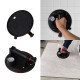 8 inch Glass Vacuum Suction Cup Pads Tile Stone Lifter Suckers with Pressure Gauge - Black